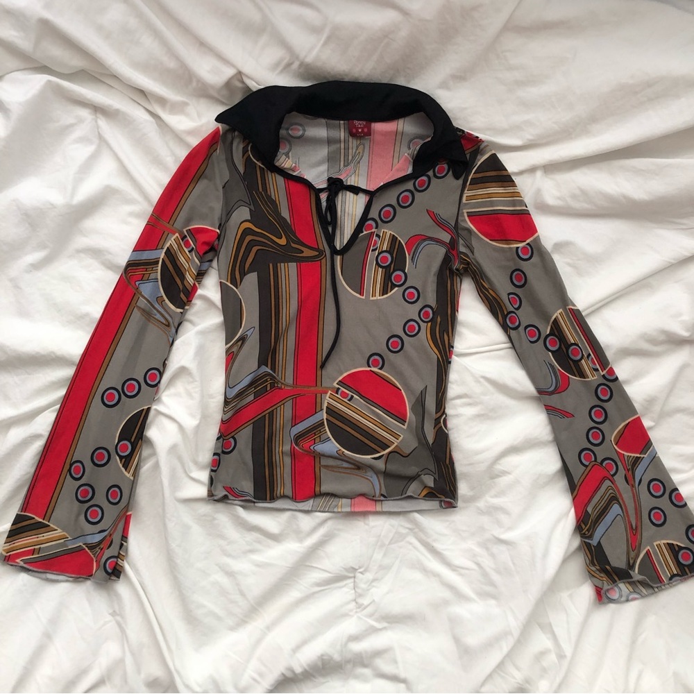 vintage y2k 70's style top